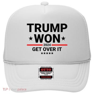 Trump Vance We Won Win Inauguration Day High Crown Mesh Back Trucker Hat