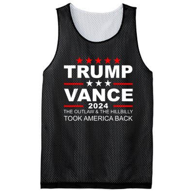 Trump Vance We Won Outlaw Hill Took Back Mesh Reversible Basketball Jersey Tank