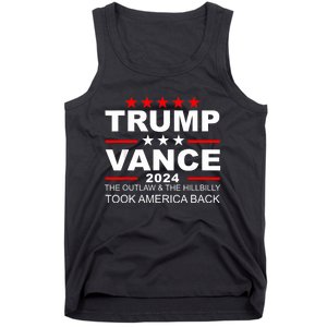 Trump Vance We Won Outlaw Hill Took Back Tank Top