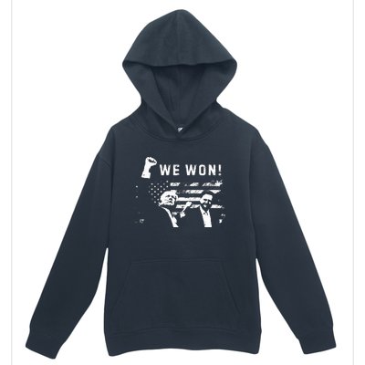 Trump Vance We Won Win Inauguration Day 2025 Urban Pullover Hoodie