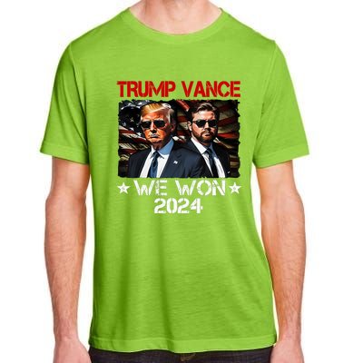 Trump Vance We Won Win Inauguration Day 2025 47th President Adult ChromaSoft Performance T-Shirt