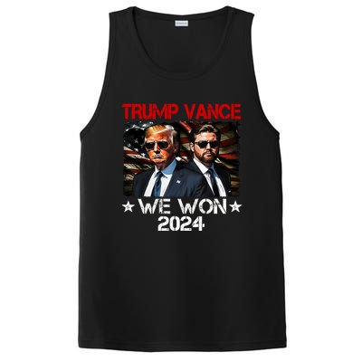 Trump Vance We Won Win Inauguration Day 2025 47th President PosiCharge Competitor Tank