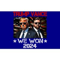 Trump Vance We Won Win Inauguration Day 2025 47th President Bumper Sticker