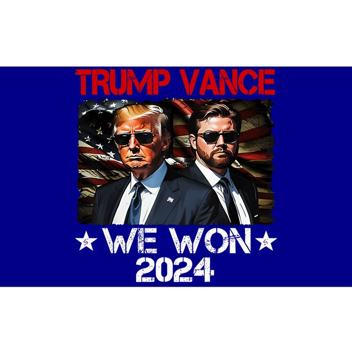 Trump Vance We Won Win Inauguration Day 2025 47th President Bumper Sticker