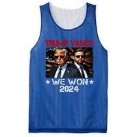 Trump Vance We Won Win Inauguration Day 2025 47th President Mesh Reversible Basketball Jersey Tank