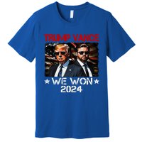 Trump Vance We Won Win Inauguration Day 2025 47th President Premium T-Shirt