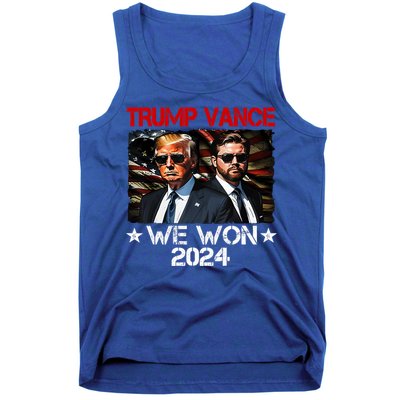 Trump Vance We Won Win Inauguration Day 2025 47th President Tank Top