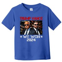 Trump Vance We Won Win Inauguration Day 2025 47th President Toddler T-Shirt