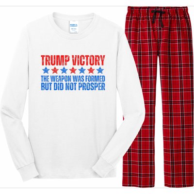 Trump Victory Weapon Formed But Did Not Prosper Christian Long Sleeve Pajama Set