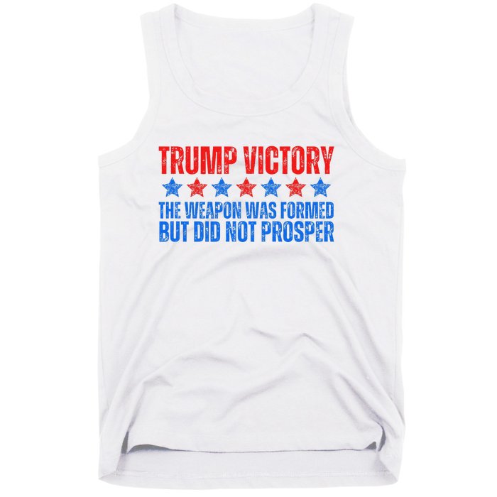 Trump Victory Weapon Formed But Did Not Prosper Christian Tank Top