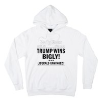 Trump Victory Winner Headline Trump 2024 Trump Wins Bigly Hoodie