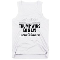 Trump Victory Winner Headline Trump 2024 Trump Wins Bigly Tank Top