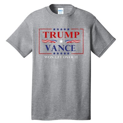 Trump Vance Won Get Over It President Inauguration Day 2025 Tall T-Shirt