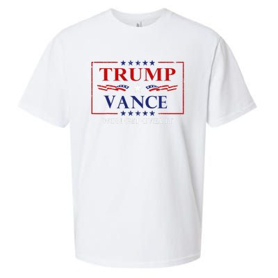 Trump Vance Won Get Over It President Inauguration Day 2025 Sueded Cloud Jersey T-Shirt