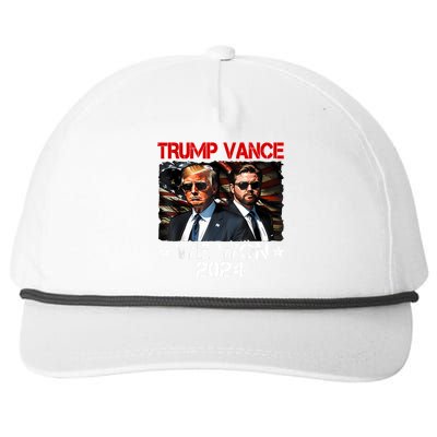 Trump Vance We Won Win Inauguration Day 2025 47th President Snapback Five-Panel Rope Hat