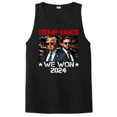 Trump Vance We Won Win Inauguration Day 2025 47th President PosiCharge Competitor Tank