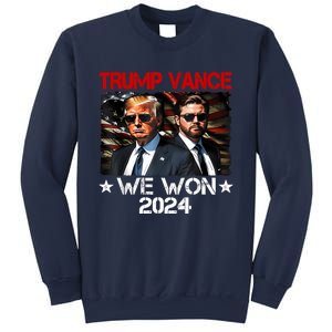 Trump Vance We Won Win Inauguration Day 2025 47th President Sweatshirt