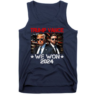 Trump Vance We Won Win Inauguration Day 2025 47th President Tank Top