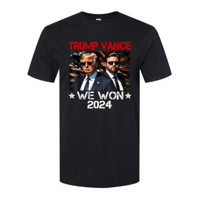 Trump Vance We Won Win Inauguration Day 2025 47th President Softstyle CVC T-Shirt