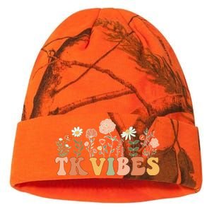 TK Vibes Wildflower Retro Teacher Daisy Kids Back To School Kati Licensed 12" Camo Beanie