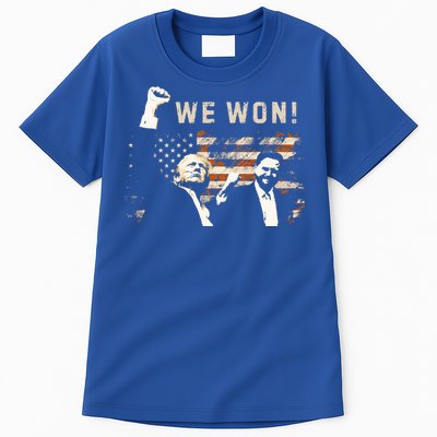 Trump Vance We Won Win Inauguration Day 2025 47th President Tall T-Shirt