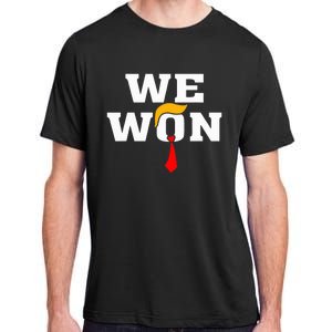 Trump Vance We Won Win Inauguration Day 2025 47th President Adult ChromaSoft Performance T-Shirt