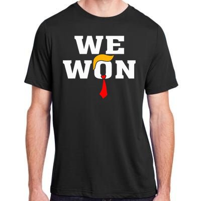 Trump Vance We Won Win Inauguration Day 2025 47th President Adult ChromaSoft Performance T-Shirt