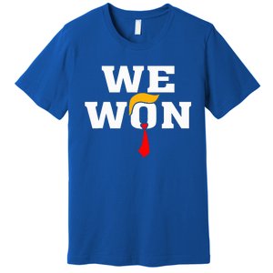 Trump Vance We Won Win Inauguration Day 2025 47th President Premium T-Shirt