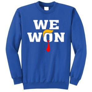 Trump Vance We Won Win Inauguration Day 2025 47th President Tall Sweatshirt