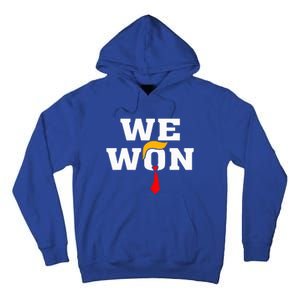 Trump Vance We Won Win Inauguration Day 2025 47th President Tall Hoodie