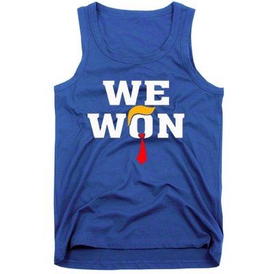 Trump Vance We Won Win Inauguration Day 2025 47th President Tank Top