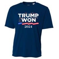 Trump Vance We Won 2024 Trump Vance 2025 Trump Won 2024 Election Inauguration Cooling Performance Crew T-Shirt