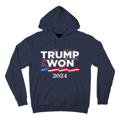 Trump Vance We Won 2024 Trump Vance 2025 Trump Won 2024 Election Inauguration Hoodie