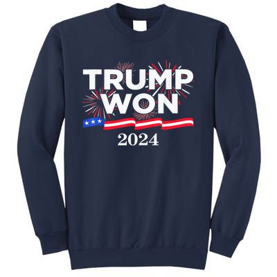 Trump Vance We Won 2024 Trump Vance 2025 Trump Won 2024 Election Inauguration Sweatshirt