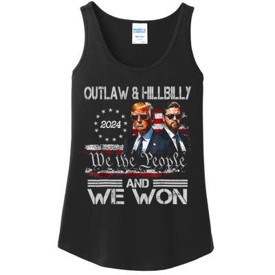 Trump Vance We Won Win Inauguration Day 2025 47th President Ladies Essential Tank