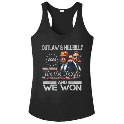 Trump Vance We Won Win Inauguration Day 2025 47th President Ladies PosiCharge Competitor Racerback Tank