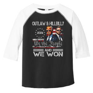 Trump Vance We Won Win Inauguration Day 2025 47th President Toddler Fine Jersey T-Shirt