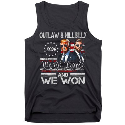 Trump Vance We Won Win Inauguration Day 2025 47th President Tank Top