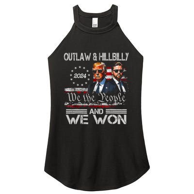 Trump Vance We Won Win Inauguration Day 2025 47th President Women's Perfect Tri Rocker Tank