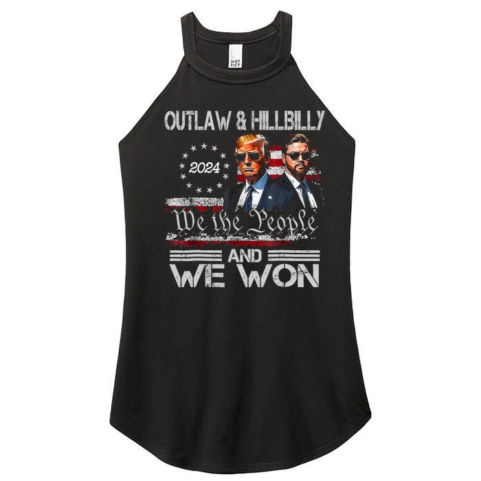 Trump Vance We Won Win Inauguration Day 2025 47th President Women's Perfect Tri Rocker Tank