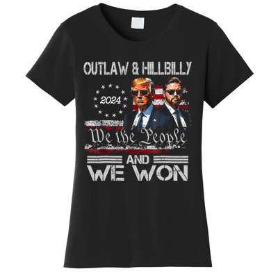 Trump Vance We Won Win Inauguration Day 2025 47th President Women's T-Shirt