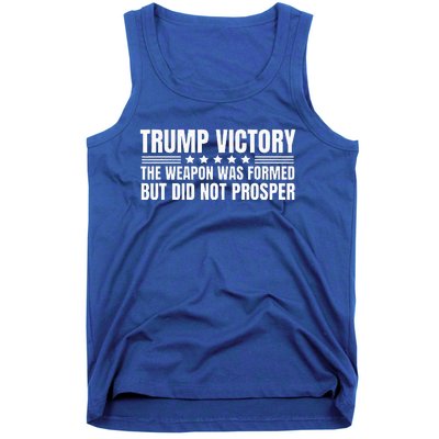 Trump Victory Weapon Formed But Did Not Prosper Christian Tank Top