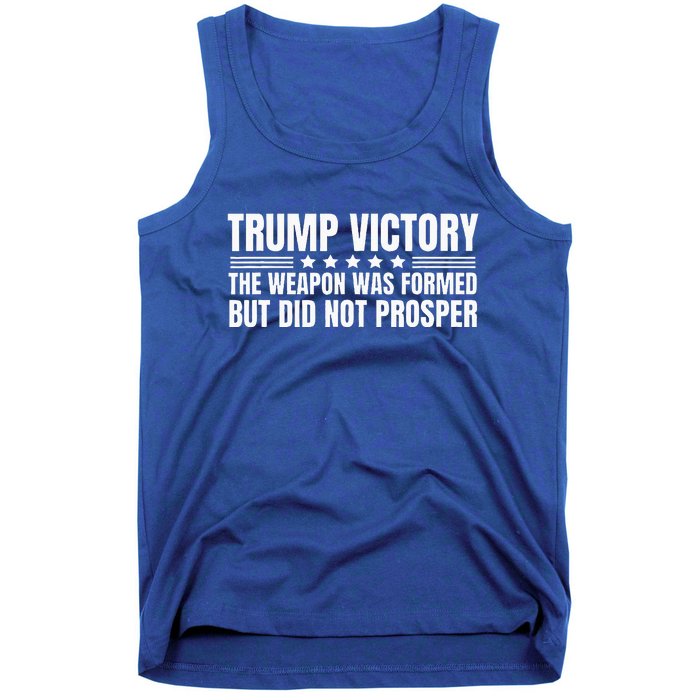 Trump Victory Weapon Formed But Did Not Prosper Christian Tank Top