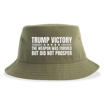 Trump Victory Weapon Formed But Did Not Prosper Christian Sustainable Bucket Hat