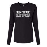 Trump Victory Weapon Formed But Did Not Prosper Christian Womens Cotton Relaxed Long Sleeve T-Shirt