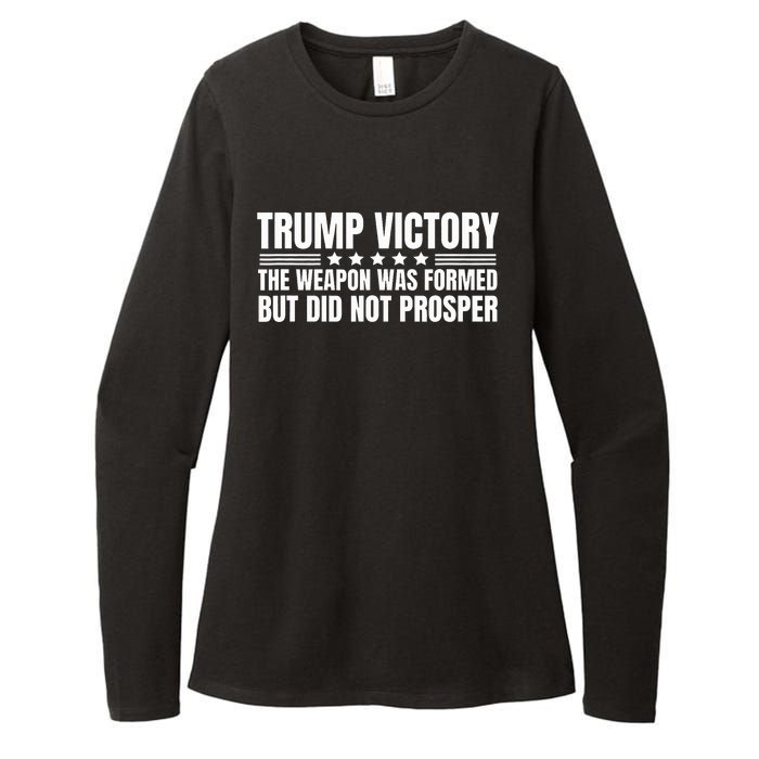 Trump Victory Weapon Formed But Did Not Prosper Christian Womens CVC Long Sleeve Shirt