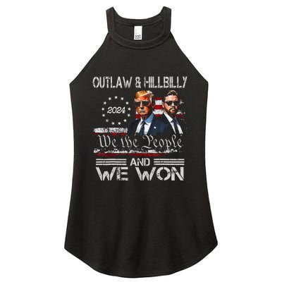 Trump Vance We Won Win Inauguration Day 2025 47th President Women's Perfect Tri Rocker Tank