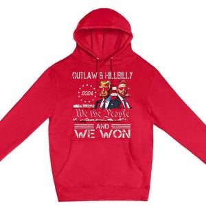 Trump Vance We Won Win Inauguration Day 2025 47th President Premium Pullover Hoodie