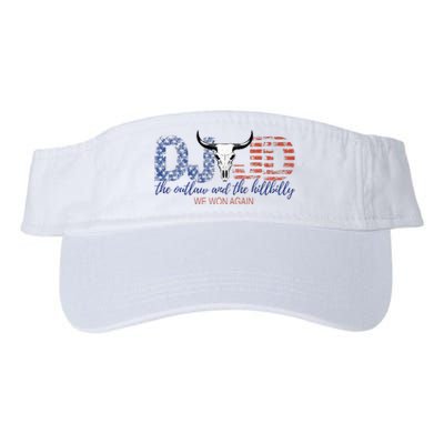 Trump Vance We Won Win Inauguration Day 2025 47th President Valucap Bio-Washed Visor