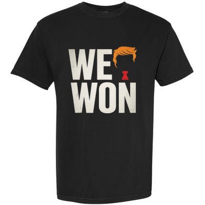 Trump Vance We Won Win Inauguration Day 2025 47th President Garment-Dyed Heavyweight T-Shirt